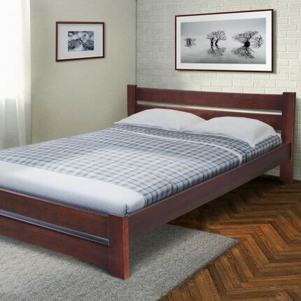 Кровать деревянная Глория 160 Микс Мебель