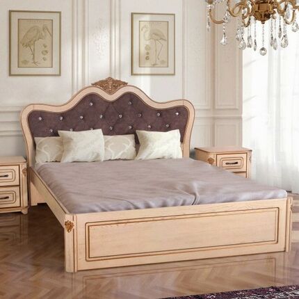 Кровать деревянная Стефания 180 Микс Мебель