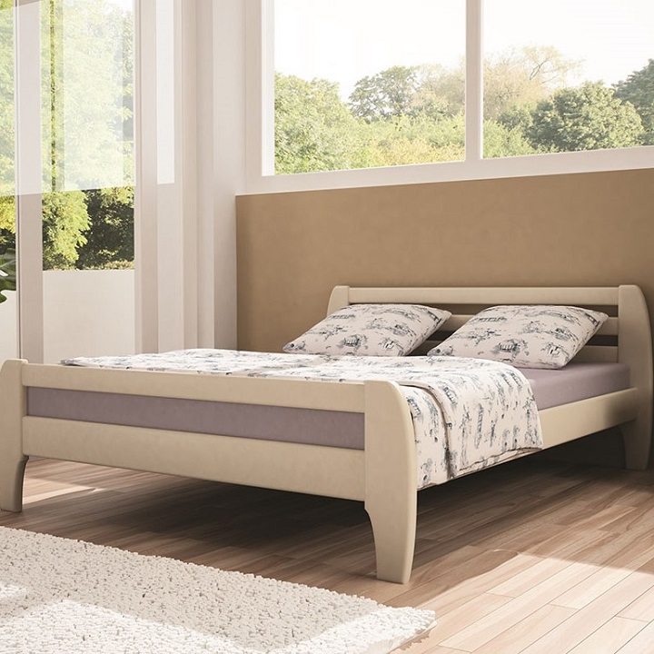 Двоспальне ліжко з дерева від Меблі Просто