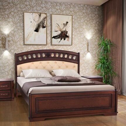 Кровать деревянная Фелиция 160 Микс Мебель