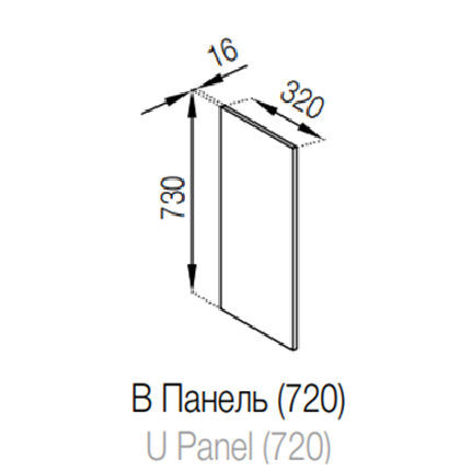 В Панель ДСП (720) Домініка СМ