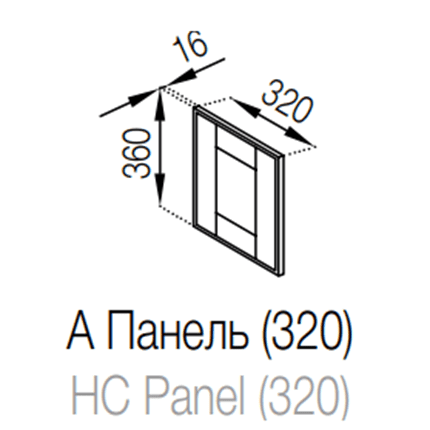 А Панель (320) Доминика СМ