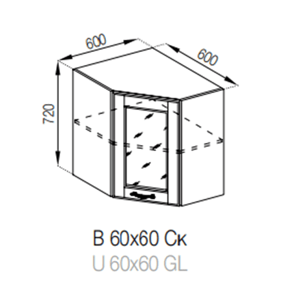 В 60х60 Ск (720) кут Домініка СМ