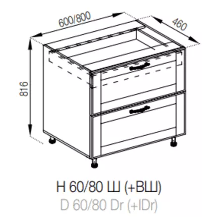 Н 80Ш (+ВШ) FAVORIT Доминика СМ