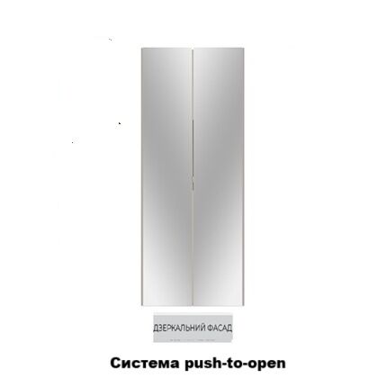 Фасады 0,8 х 2,2 Тоффи Зеркало Спейс СМ