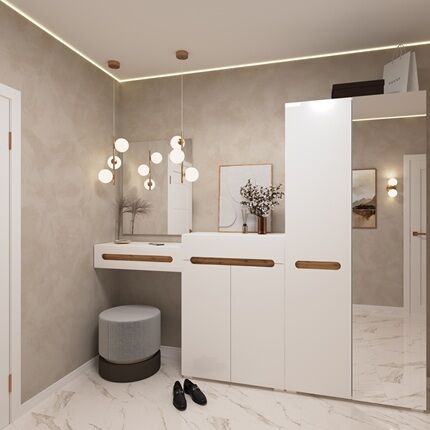 Модульная прихожая Бьянко СМ