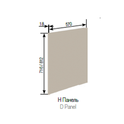 Н Панель (812) до підл. Софі СМ
