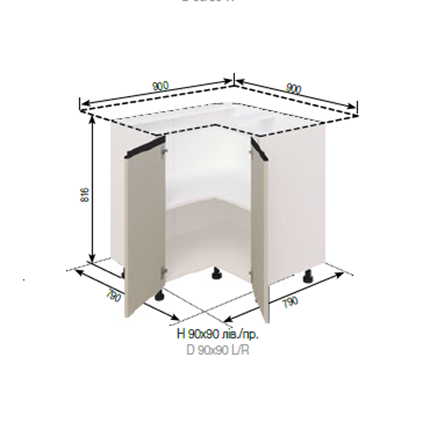 Н 90 х 90 угол Софи СМ