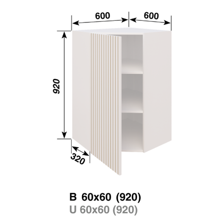 В 60 х 60 угол (920) Смужка золотистая СМ