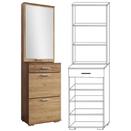 Тумба з дзеркалом Віва Сокме